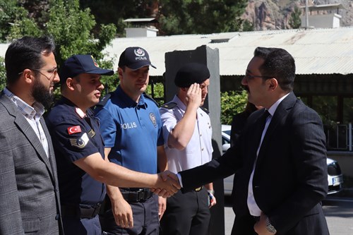Sayın Kaymakamımız Muhammed Taha CANPOLAT, Kurum amirleri tarafından karşılandı.